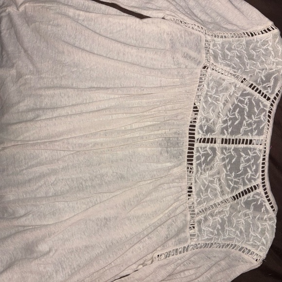 Lucky Brand Ivory Lace Top - Picture 6 of 7